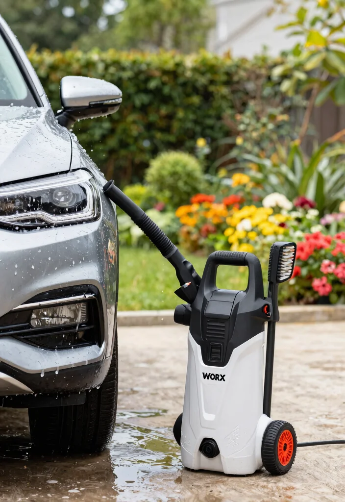 10 Best Car Washing Pressure Washer Units for Auto Lovers 9. Worx WG644 0