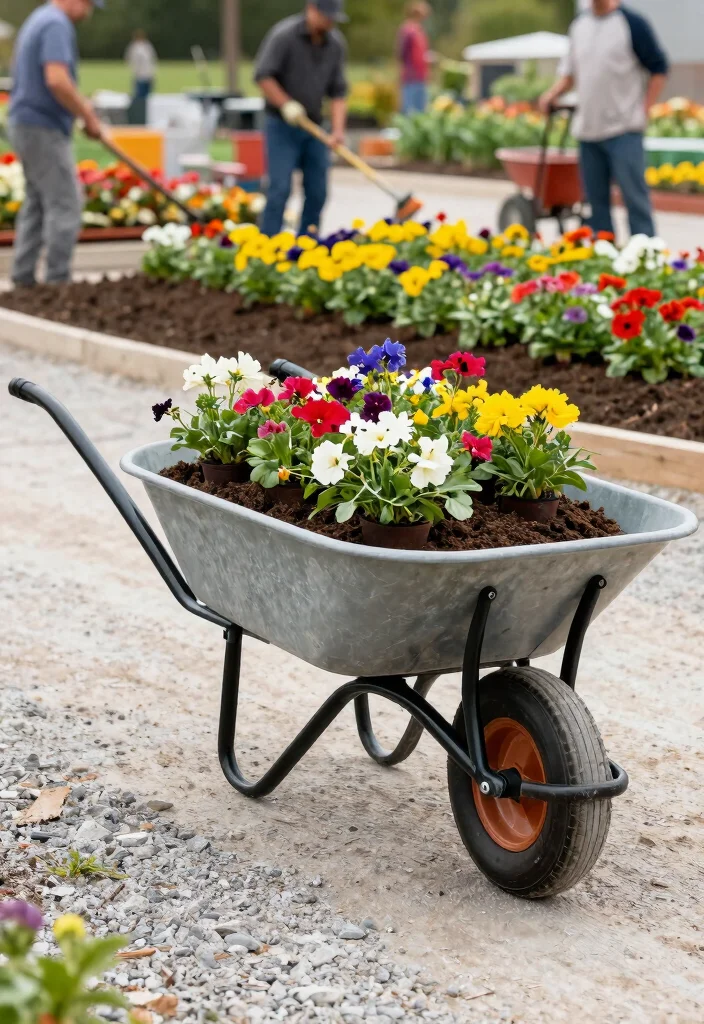 10 Best Heavy Duty Wheelbarrow Options for Construction 6. Suncast Heavy Duty Resin 2 Wheel Wheelbarrow 0