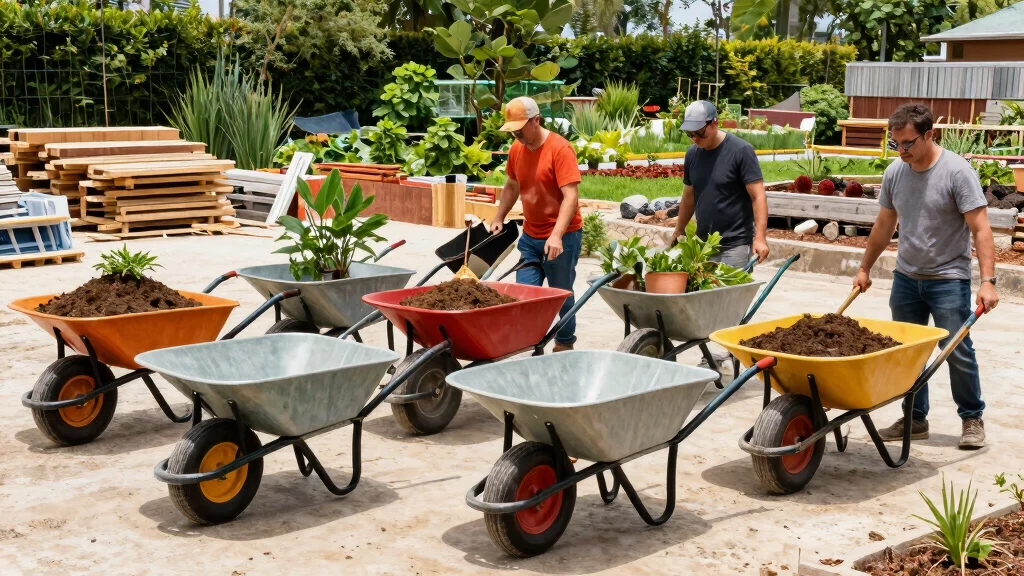10 Best Heavy-Duty Wheelbarrow Options for Construction