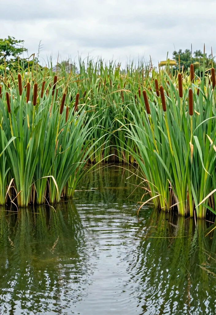 10 Best Plants for Garden Pond Ecosystems No Green Water 3. Cattails Typha 0