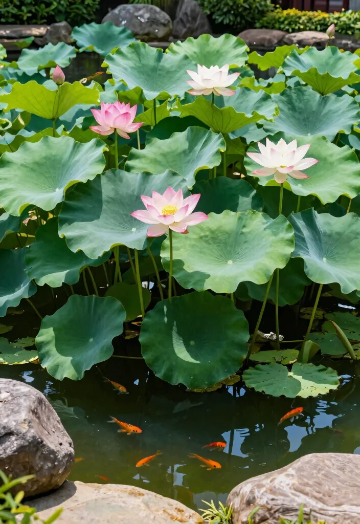 10 Best Plants for Garden Pond Ecosystems No Green Water 6. Lotus Nelumbo nucifera 0