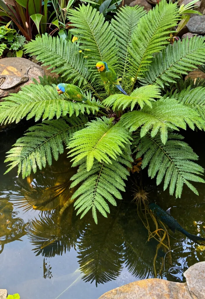 10 Best Plants for Garden Pond Ecosystems No Green Water 9. Parrots Feather Myriophyllum aquaticum 0