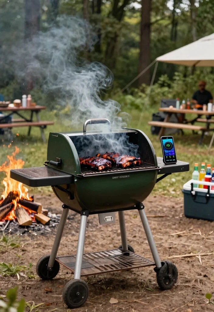 10 Best Tabletop Pellet Grill Options for Camping Trips 2. Green Mountain Grills Davy Crockett 0