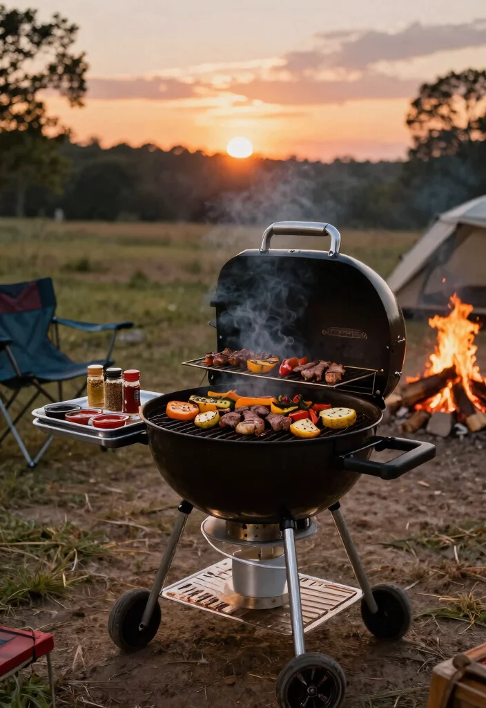 10 Best Tabletop Pellet Grill Options for Camping Trips 4. Oklahoma Joes Rambler Portable Pellet Grill 0