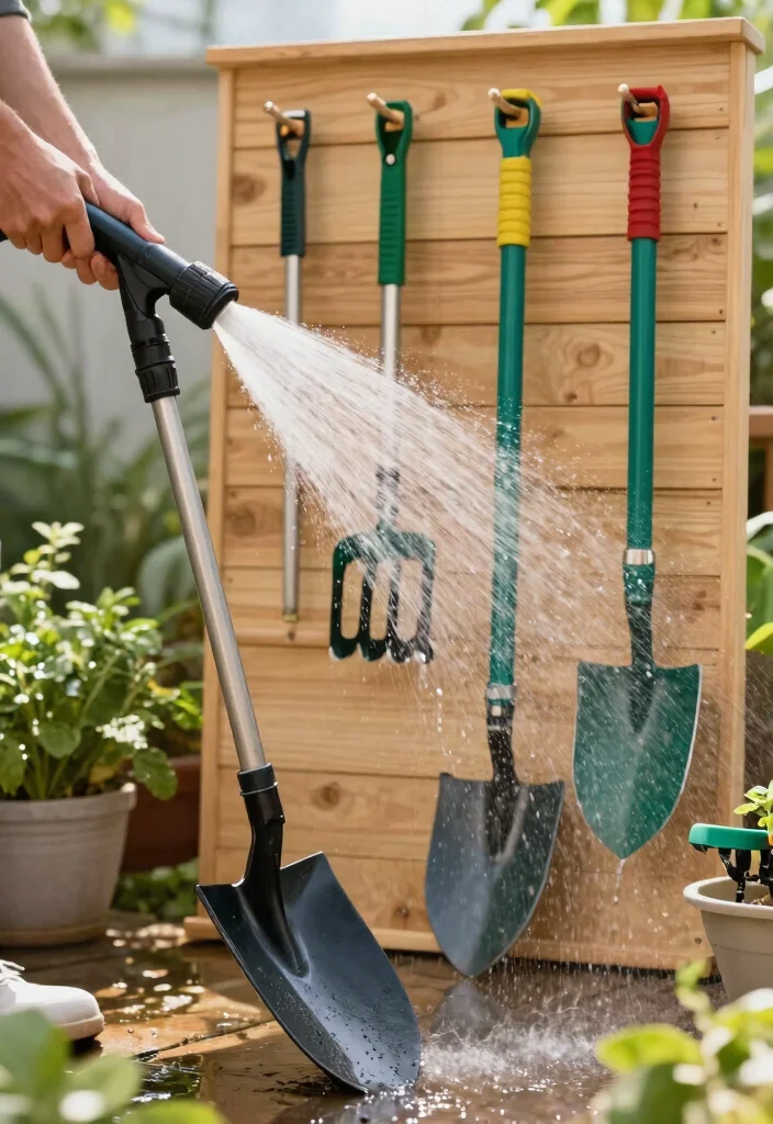 10 Handy Pressure Washer Tips Chart Nozzle Guide 5. Clean Garden Tools with Ease 0