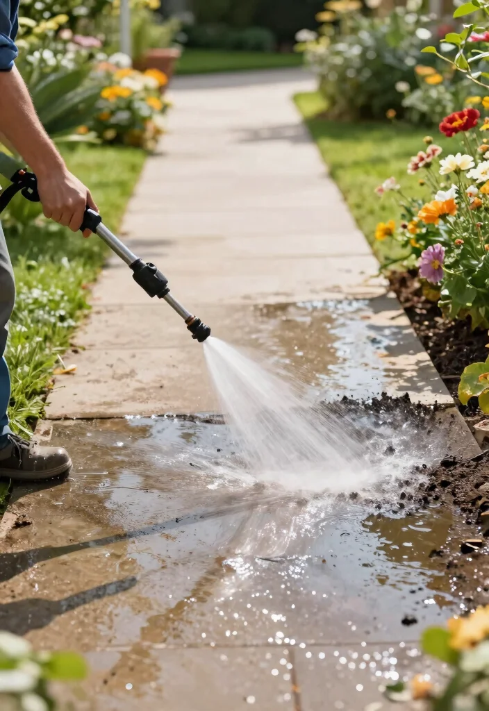 10 Handy Pressure Washer Tips Chart Nozzle Guide 6. Maintain Your Pathways 0