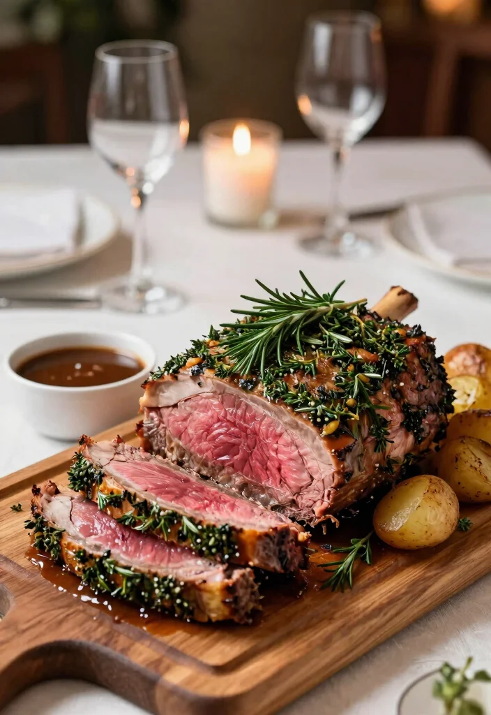 11 Best Beef on Pellet Grill Recipes Melt in Your Mouth 3. Herb Crusted Prime Rib 0
