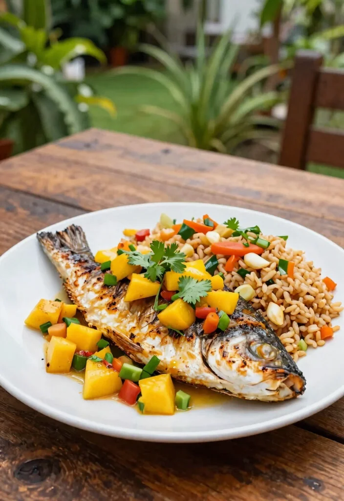 11 Best Fish on Pellet Grill Ideas for a Healthy Dinner 10. Grilled Fish with Mango Salsa 0