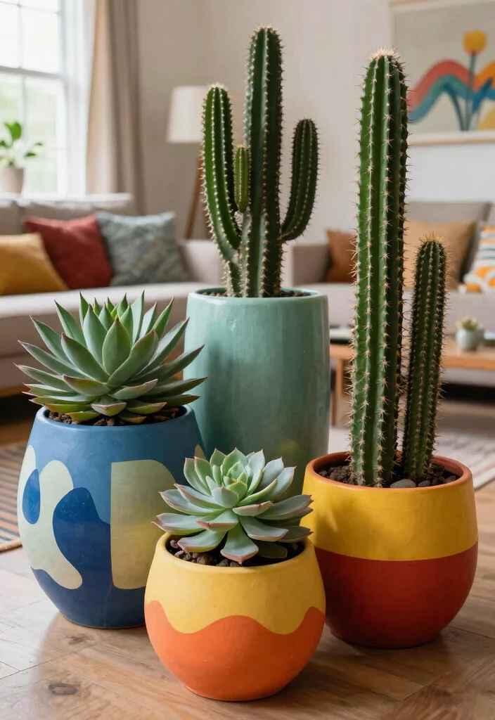 11 Best Large Indoor Planter Ideas to Make a Statement 9. Artistic Display 0
