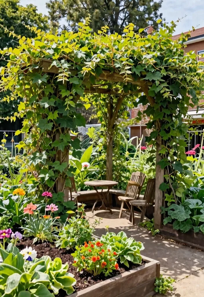 11 Best Raised Garden Bed Shade Ideas for Hot Summers 7. Arbors and Pergolas 0