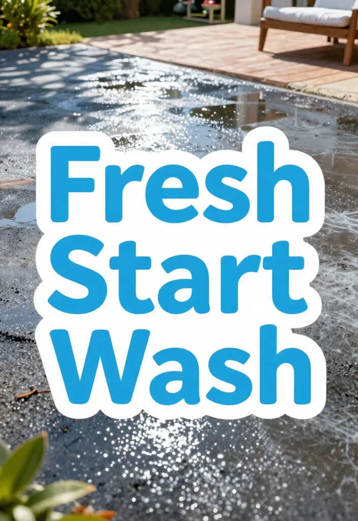 11 Catchy Pressure Washer Name Ideas for Your Business 4. Fresh Start Wash 0