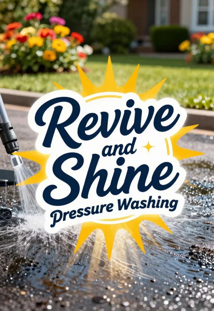 11 Catchy Pressure Washer Name Ideas for Your Business 8. Revive and Shine Pressure Washing 0
