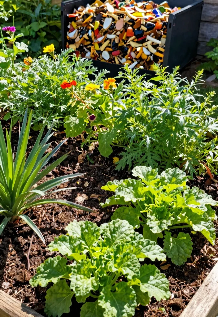 11 Cheap Raised Garden Bed Filler Ideas Save Money on Soil 4. Compost and Kitchen Scraps 0