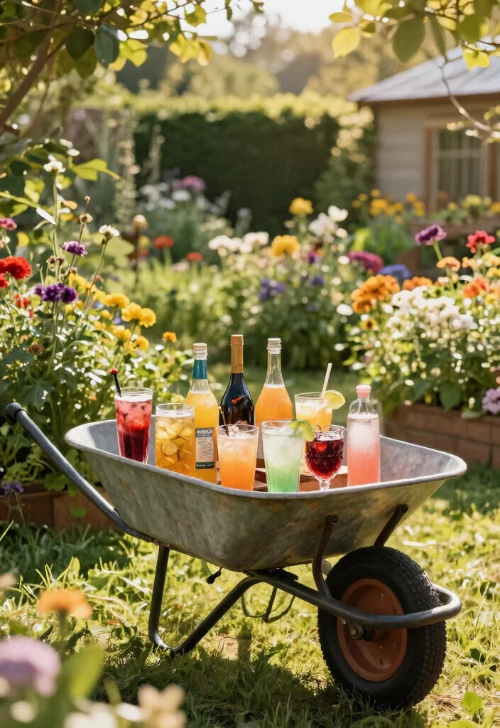 11 Clever Drinks in Wheelbarrow Party Ideas Rustic Bar Conclusion 0