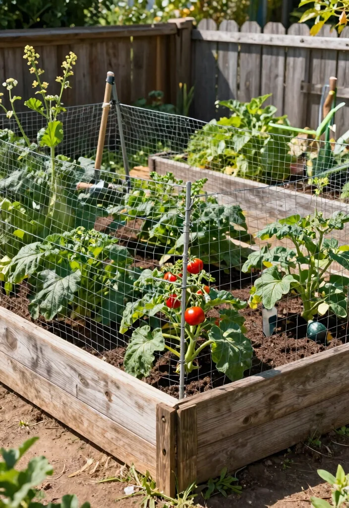 11 Clever Raised Garden Bed Fence Ideas to Keep Pests Out 2. Chicken Wire Enclosure 0