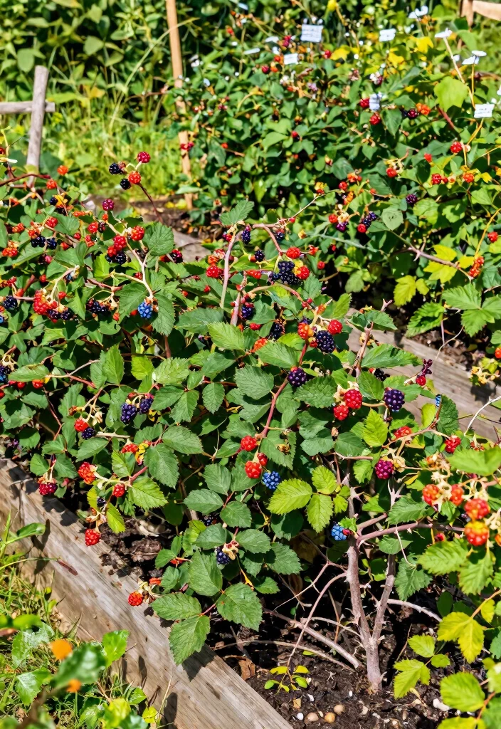 11 Clever Raised Garden Bed Fence Ideas to Keep Pests Out 9. Berry Bush Barriers 0