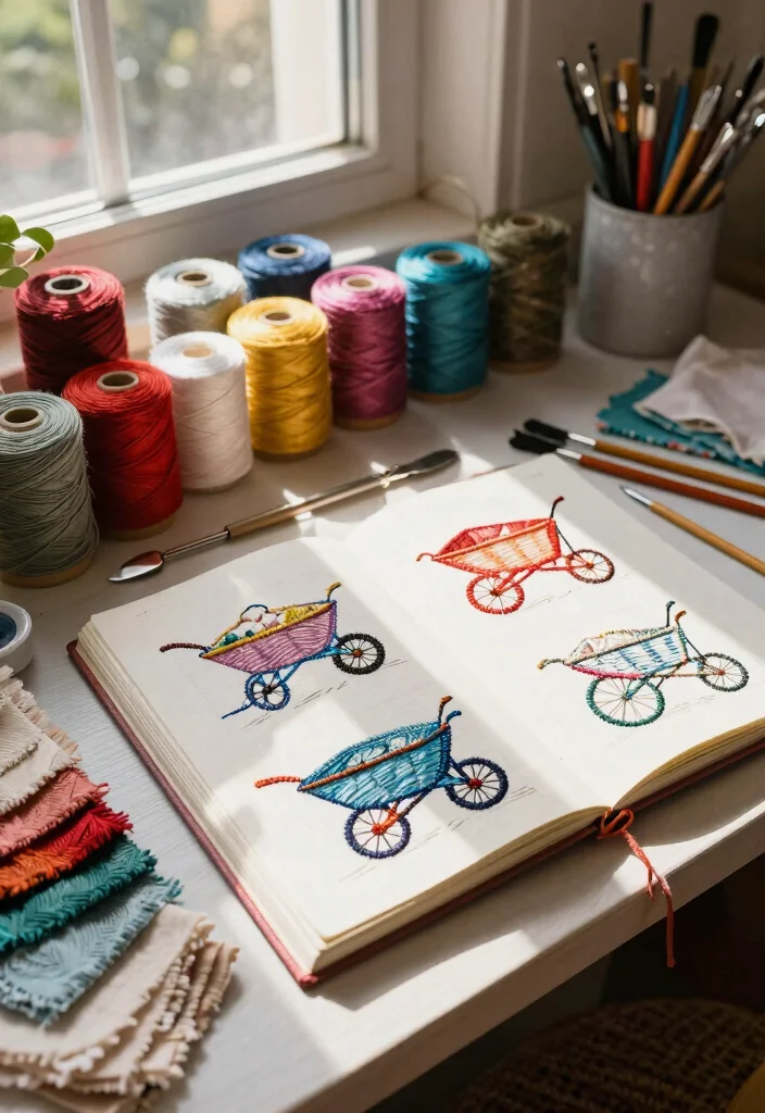 11 Cute Wheelbarrow Embroidery Designs for Crafting Conclusion 0