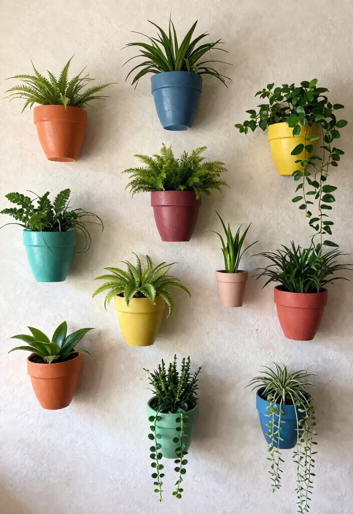 11 Dreamy Hanging Plant Shelf Ideas Boho Chic 4. Wall Mounted Planters 0