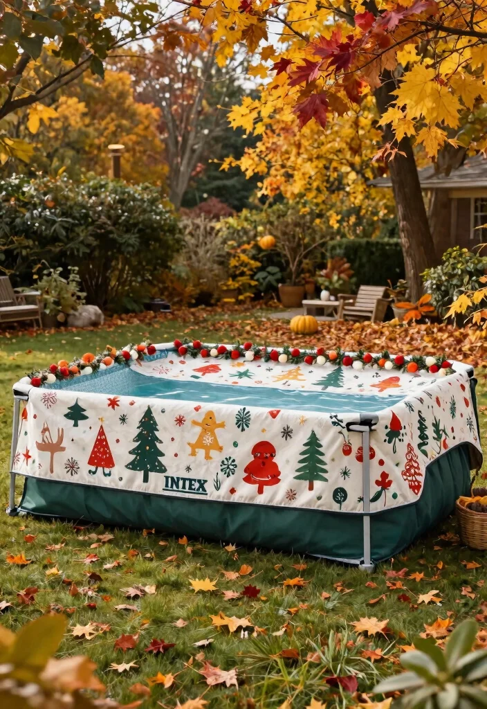 11 Durable Intex Pool Cover Ideas to Upgrade Your Setup 7. Seasonal Covers Tailored Protection 0