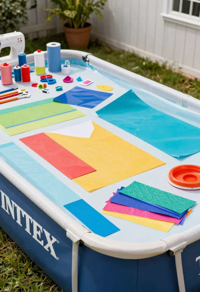 11 Durable Intex Pool Cover Ideas to Upgrade Your Setup 9. DIY Pool Cover Ideas Personal Touch 0