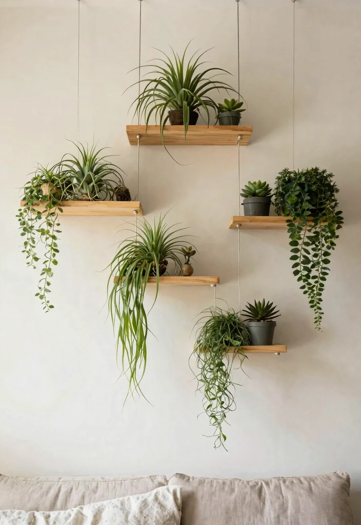 11 Easy Plant Shelf Ideas DIY Projects You Can Build Today 2. Hanging Plant Shelves 0