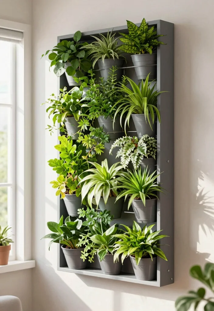 11 Easy Plant Shelf Ideas DIY Projects You Can Build Today 8. Vertical Garden Frame 0