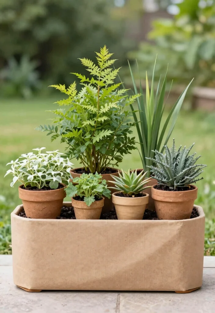 11 Festive Large Outdoor Christmas Planter Ideas 10. Eco Friendly Container Gardening 0