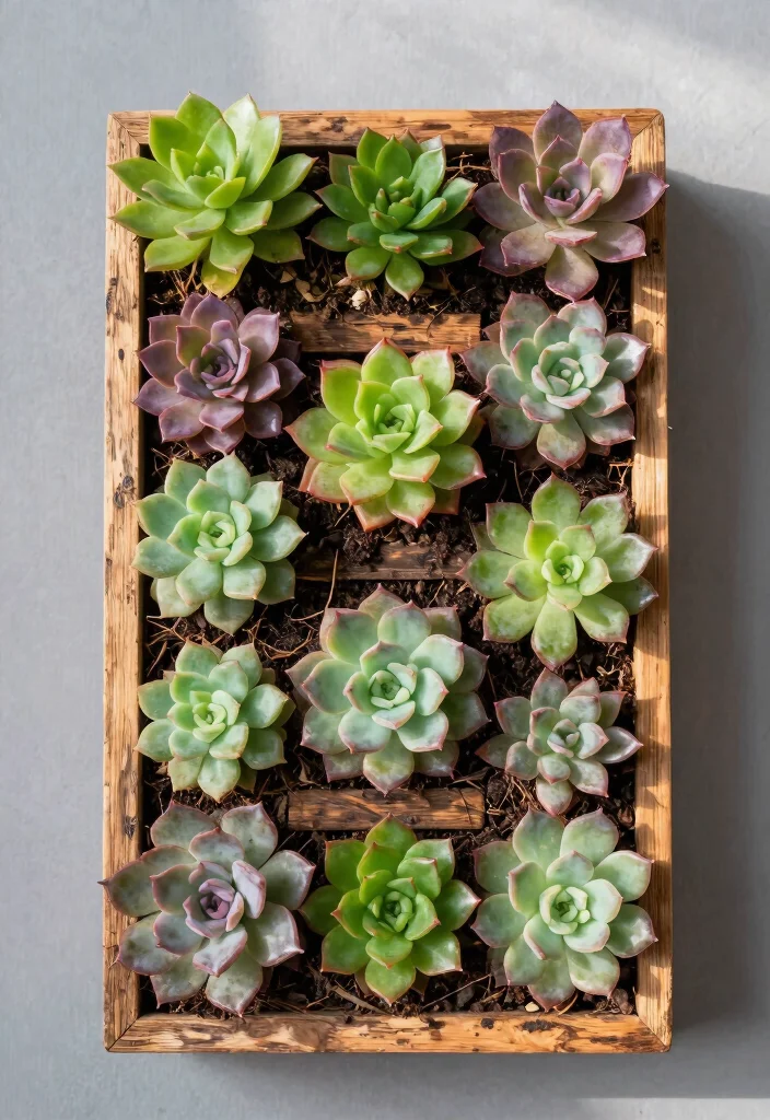 11 Huge Large Succulent Planter Ideas for Outdoor Style 1. Vertical Wall Planters 0