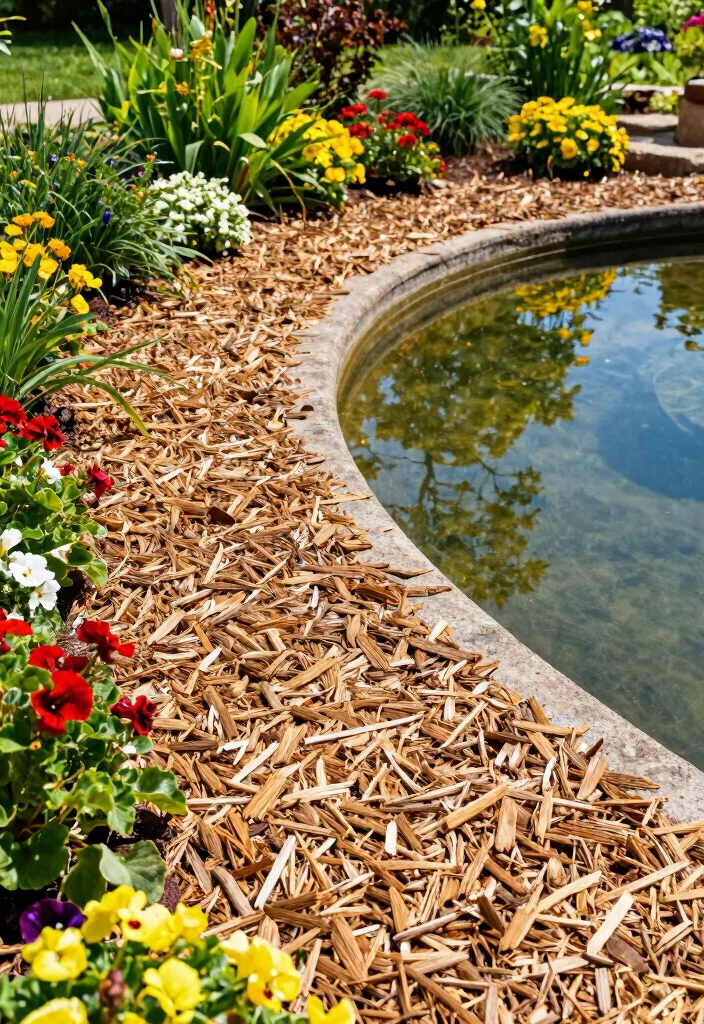 11 Low Maintenance Garden Pond Tips Lazy Gardener Guide 9. Mulch Around the Pond 0