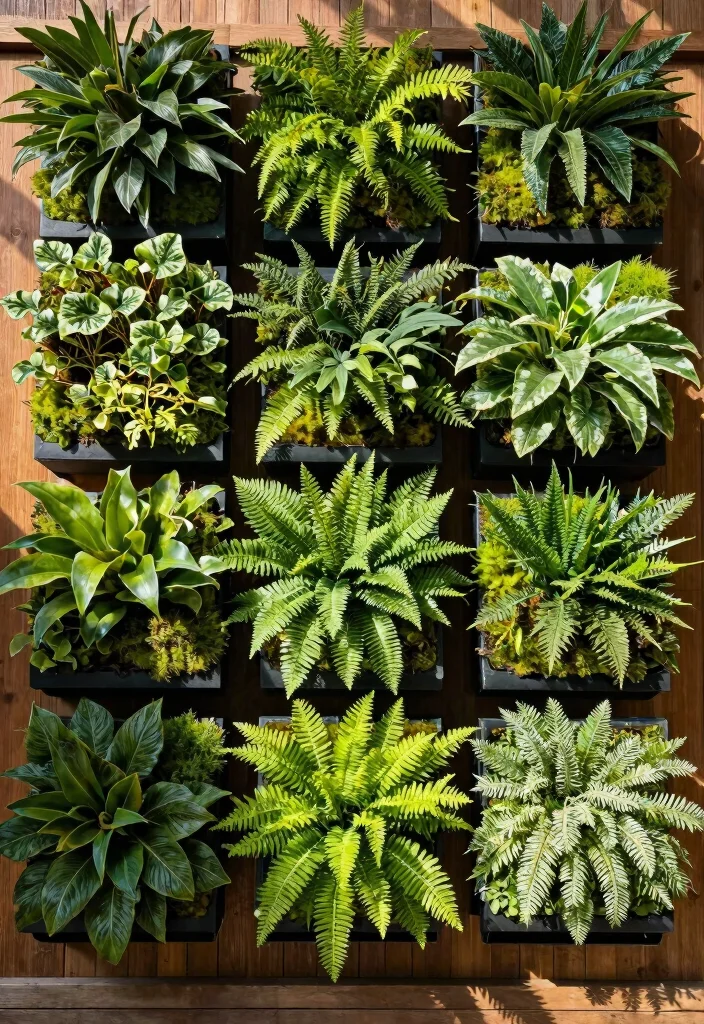 11 Lush Large Planter Ideas for Outdoor Shade Lovers 6. Vertical Planter Systems 0