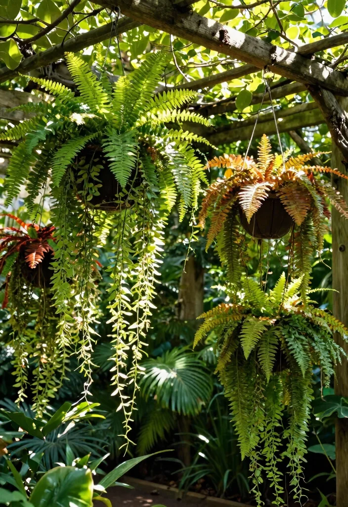 11 Lush Large Planter Ideas for Outdoor Shade Lovers 7. Unique Hanging Planters 0