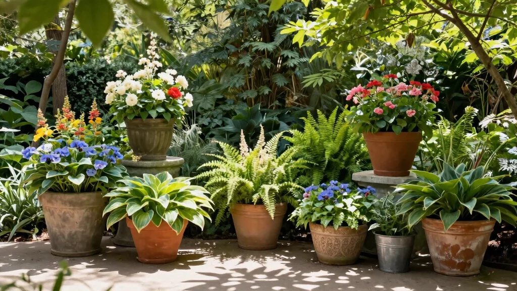 11 Lush Large Planter Ideas for Outdoor Shade Lovers