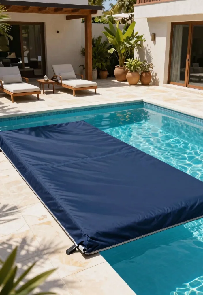 11 Most Stylish Pool Cover Options for Luxury Backyards 1. Automatic Pool Covers Effortless Elegance 0