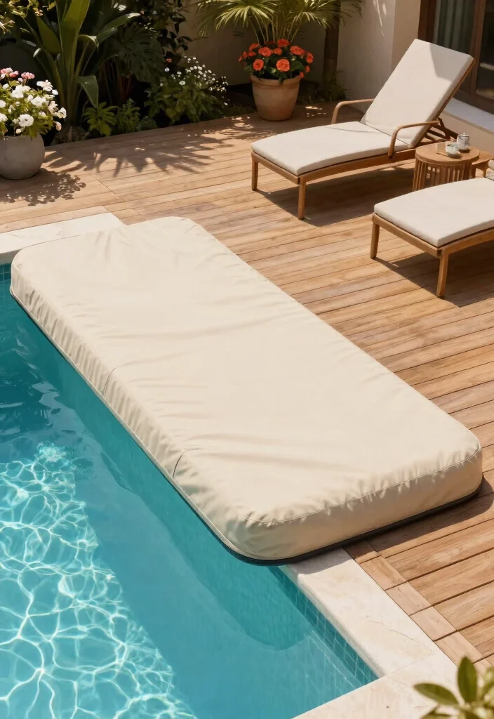 11 Most Stylish Pool Cover Options for Luxury Backyards 7. Elegant Deck Mount Pool Covers A Classic Touch 0