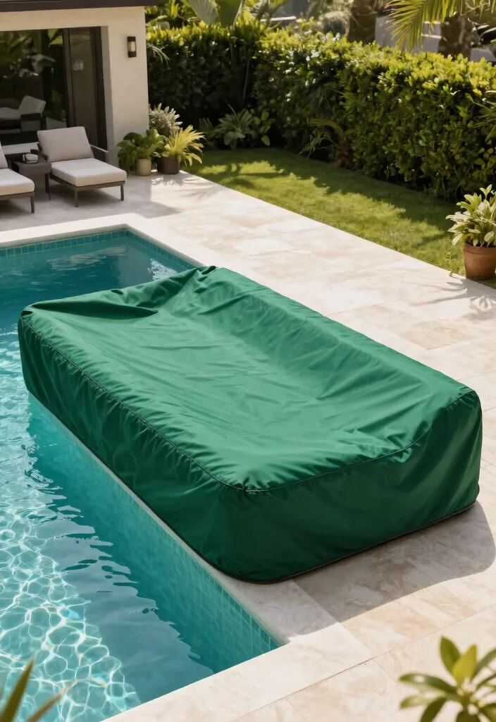 11 Most Stylish Pool Cover Options for Luxury Backyards 8. Luxury Vinyl Covers Sleek and Functional 0