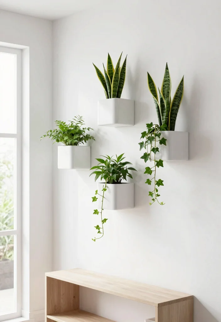 11 Sleek Plant Floating Shelf Ideas for Minimalist Homes 6. Wall Mounted Planter Shelves 0