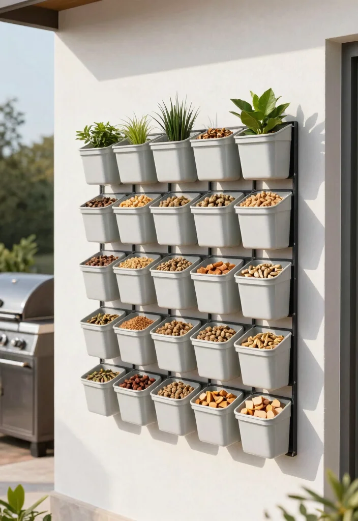 11 Smart Grill Pellet Storage Ideas to Keep Wood Dry 5. Wall Mounted Pellet Storage Bins 0