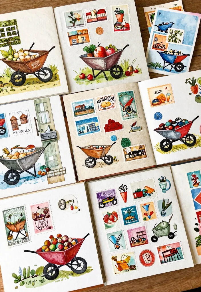11 Vintage Wheelbarrow Stamp Ideas for Scrapbooking Conclusion 0