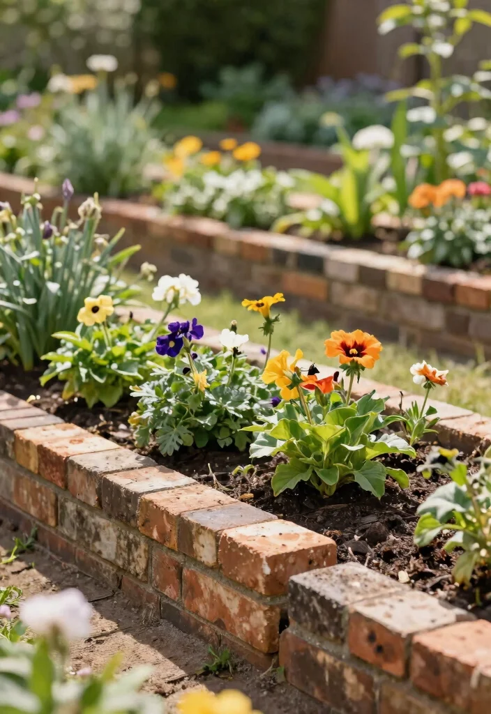 13 Beautiful Raised Garden Bed Edging Ideas for a Clean Look 5. Brick Edging 0