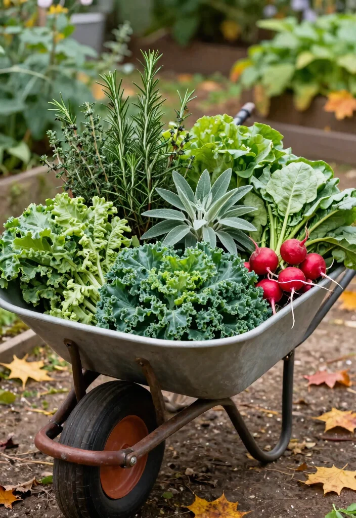 13 Cozy Wheelbarrow Planter Ideas for Fall Season Inspiration 5 13 Cozy Wheelbarrow Planter Ideas for Fall Season Inspiration 5. Herbs for Fall Flavor 0