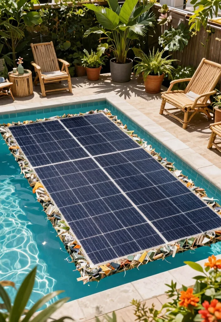 13 Effective Pool Solar Cover Ideas to Heat Your Water 4. Eco Friendly Materials Sustainable Choices 0
