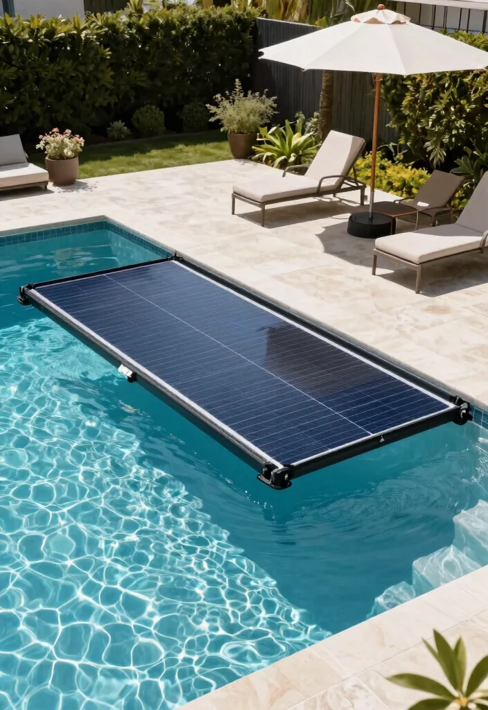 13 Effective Pool Solar Cover Ideas to Heat Your Water 7. Automatic Solar Covers Luxury Meets Convenience 0