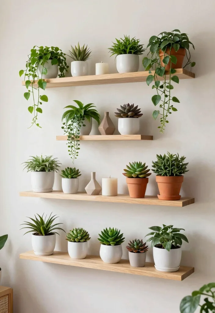13 Expert Plant Shelf Styling Ideas Designer Looks 5. Use Floating Shelves 0