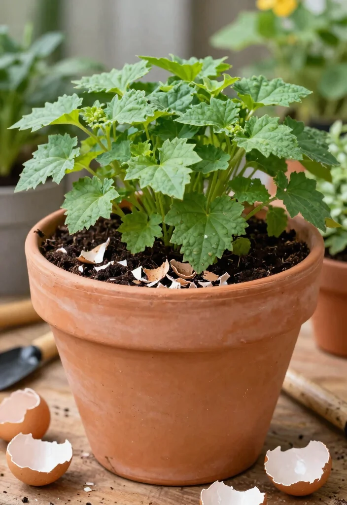 13 Genius Planter Filler Ideas for Large Pots Save Soil 1. Use Crushed Eggshells for Drainage 0