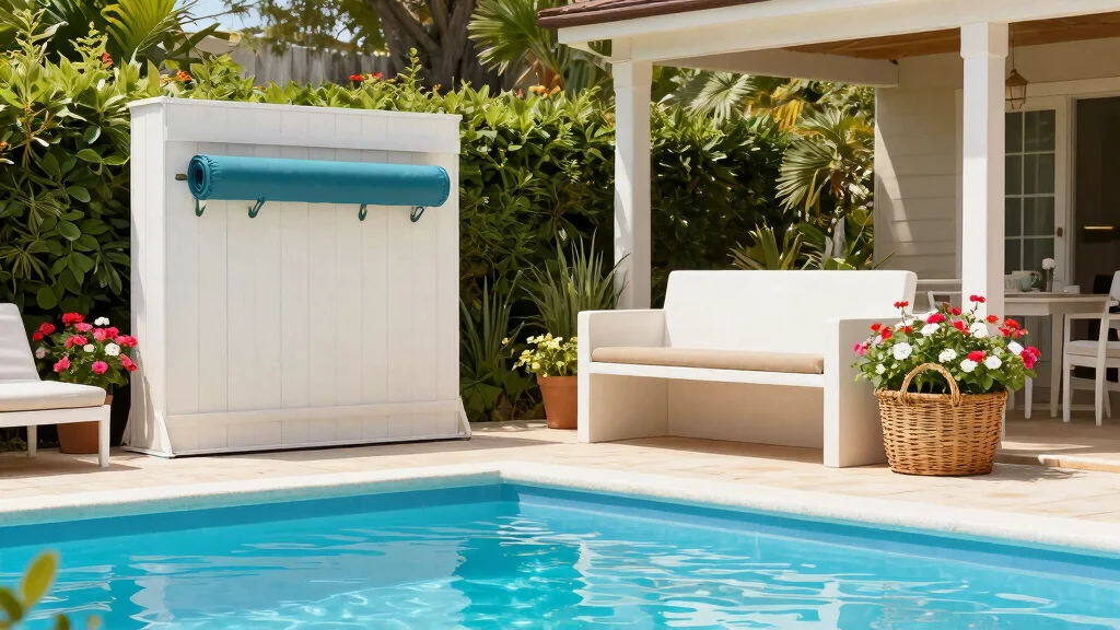 13 Genius Pool Cover Storage Ideas When Not in Use