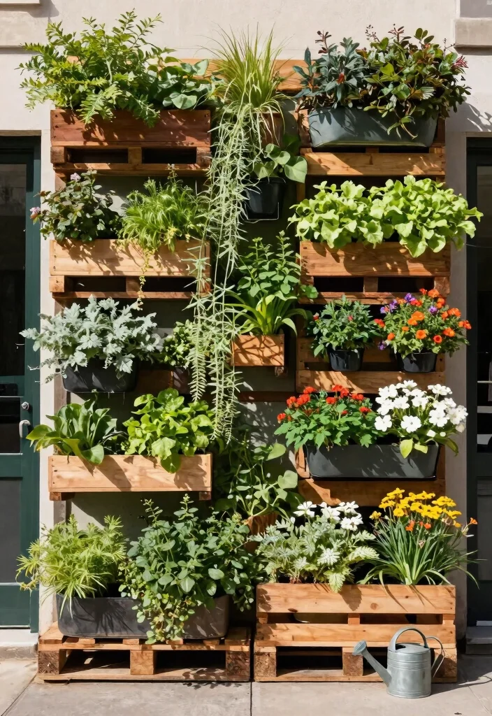 13 Life Changing Large Planter Hacks Every Gardener Needs 2. Create a Vertical Garden Wall 0