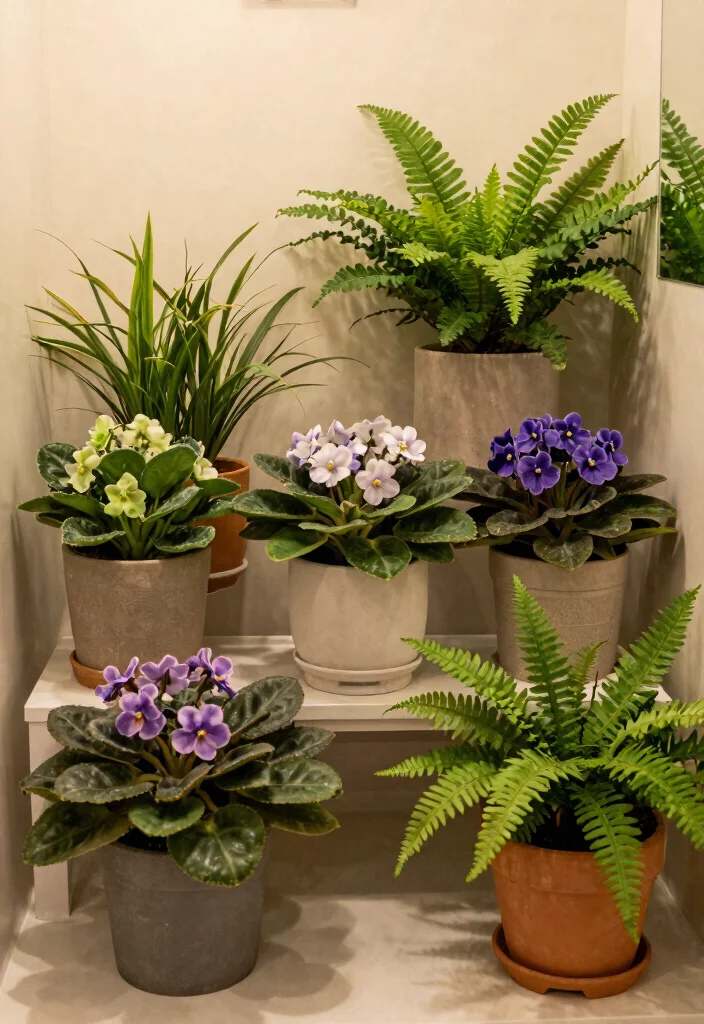 13 Lush Bathroom Plant Shelf Ideas Humidity Loving 13. Seasonal Plant Rotation 0