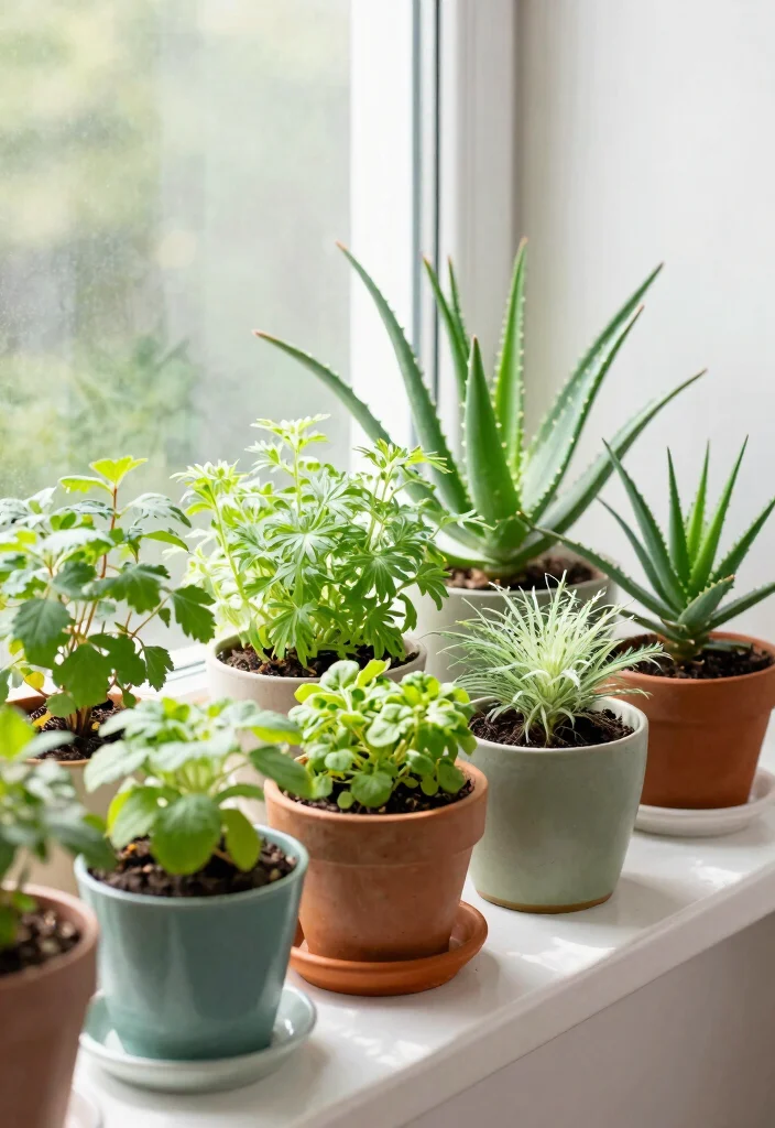 13 Lush Bathroom Plant Shelf Ideas Humidity Loving 5. Window Sill Wonderland 0