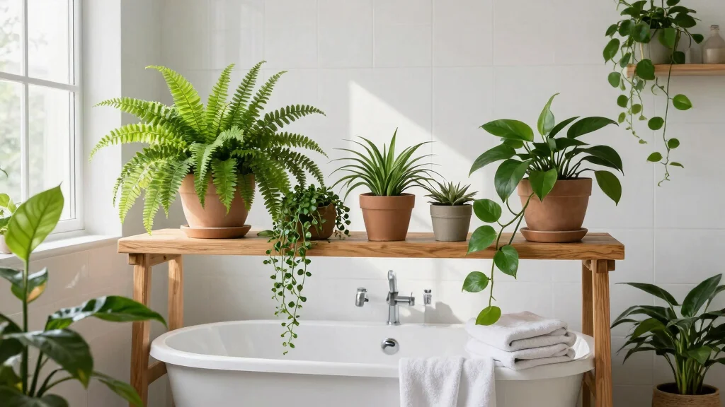 13 Lush Bathroom Plant Shelf Ideas [Humidity Loving]