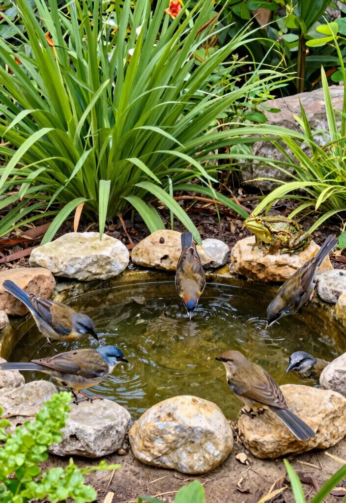 13 Rustic Stock Tank Pond Ideas Water Garden Projects 11. Wildlife Friendly Features 0